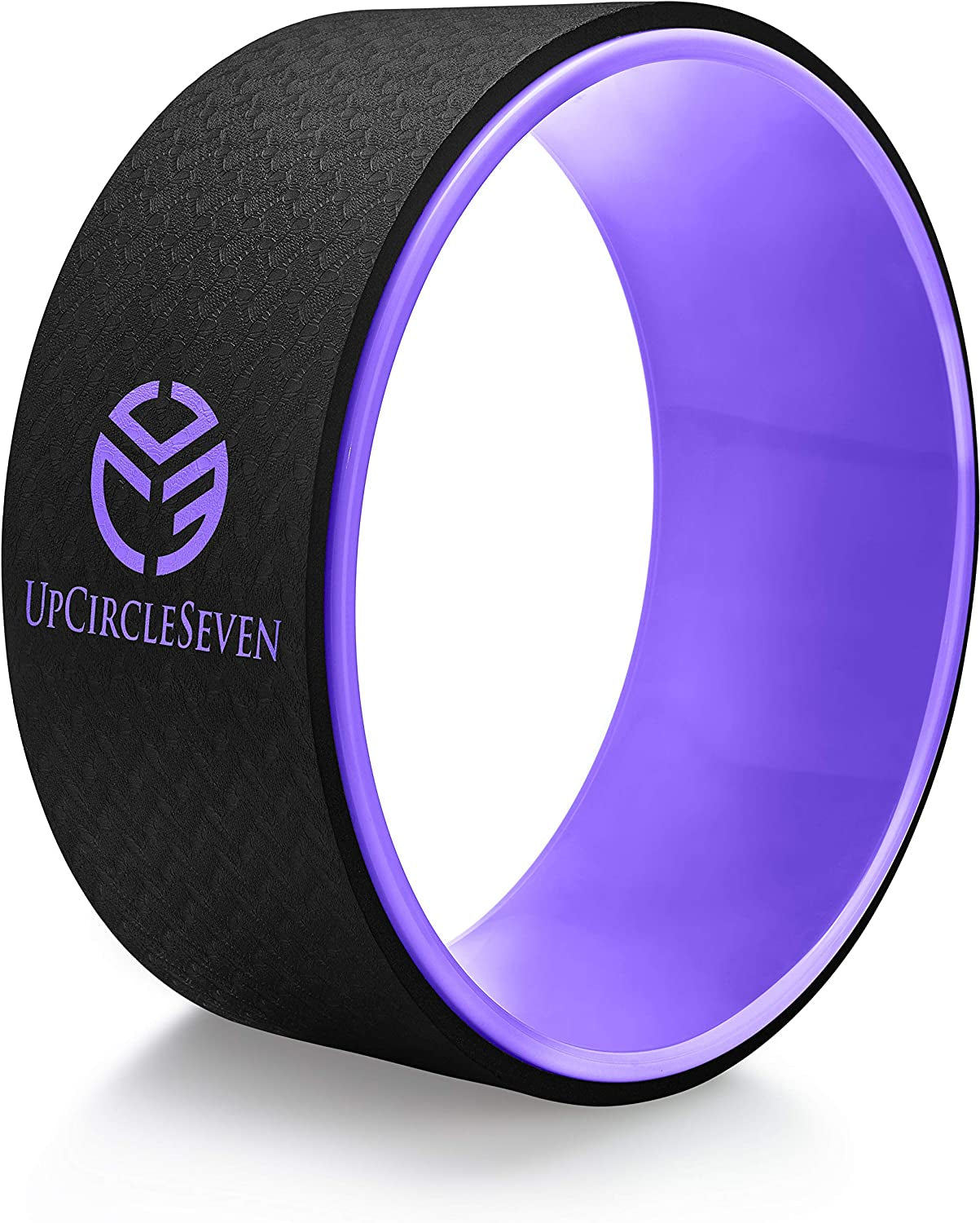 Upcircleseven Back Roller & Yoga Wheel - Relieve Lower & Upper Back Pain & Stiffness - Therapeutically Stretch, Mobilize & Decompress Your Spine - Increase Mobility, Flexibility & Alignment