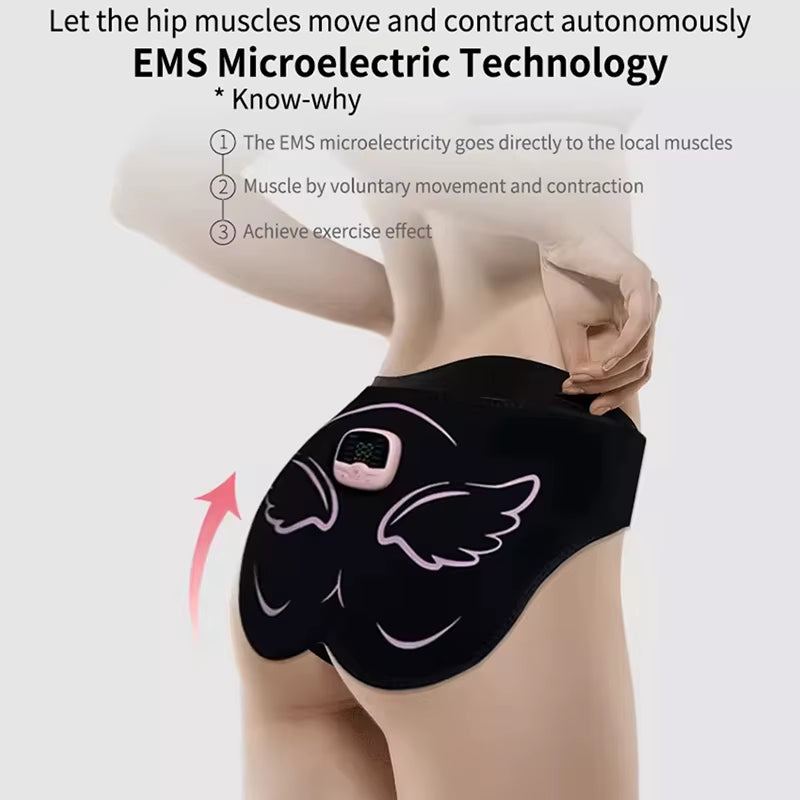 EMS Muscle Stimulator Buttocks Electric Hip Trainer with Remote Buttocks Toner Butt Lifting Slim Body Shaping Fitness Equipment