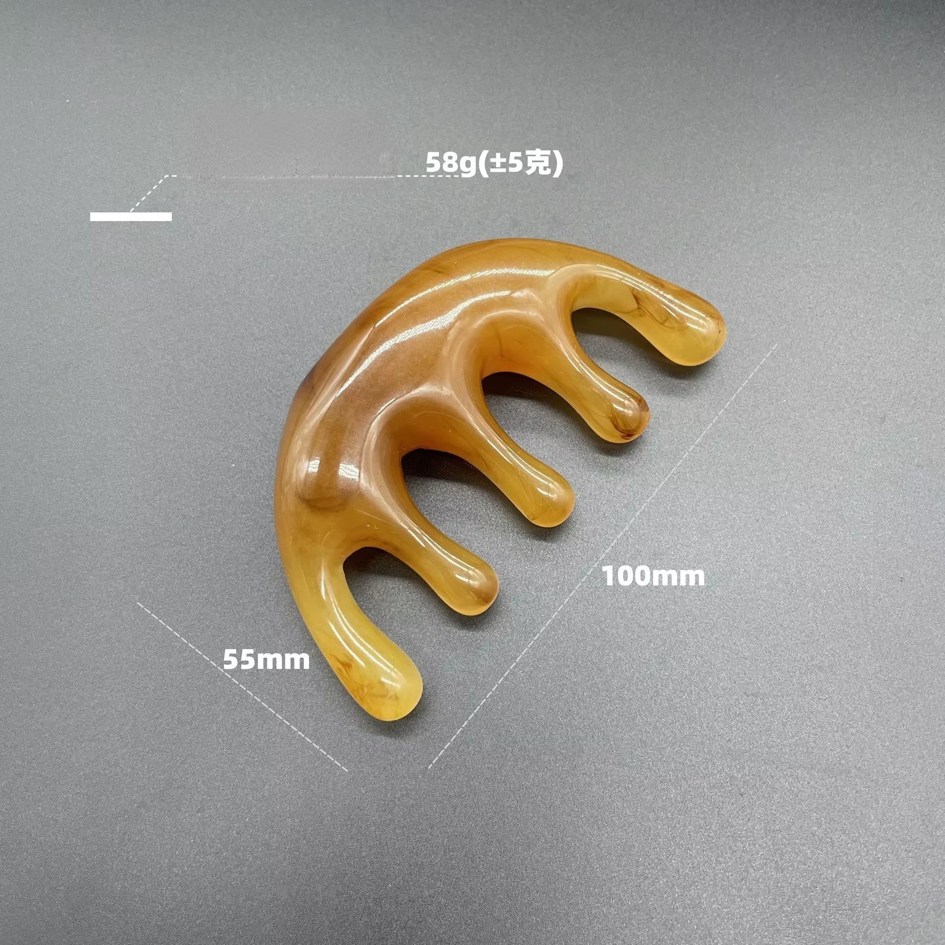 Meridian Massage Comb Sandalwood Head Meridian Scalp Massager Body Guasha Tool Anti-Static Comb Eye Shoulder Neck Massager