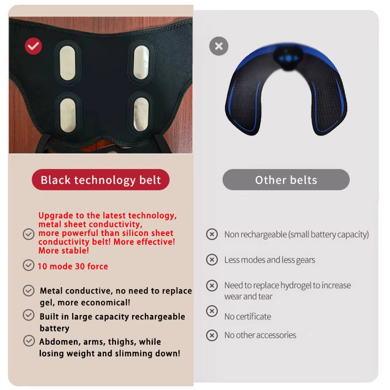 EMS Muscle Stimulator Buttocks Electric Hip Trainer with Remote Buttocks Toner Butt Lifting Slim Body Shaping Fitness Equipment