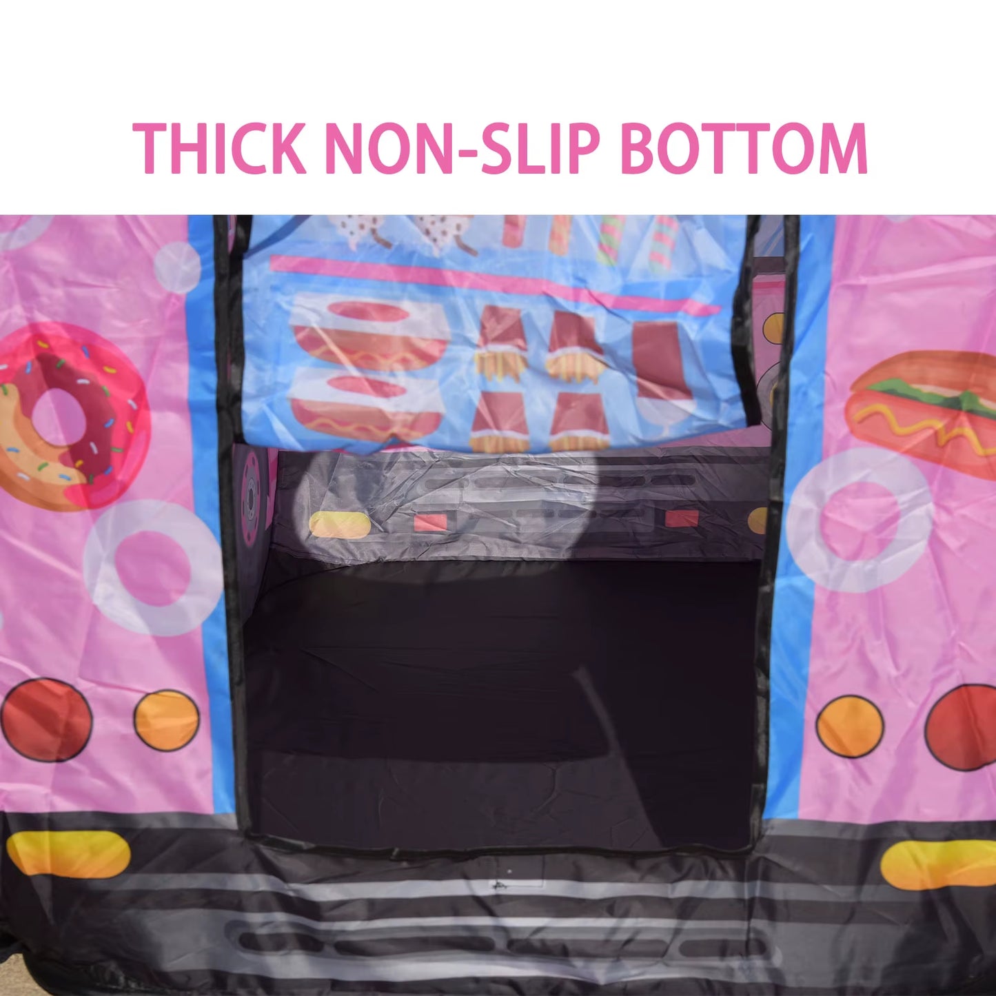 Children'S Indoor Ice Cream, Car Tent Toys, Playhouse Princesses, Boys and Girls, Game House, Folding Ocean Ball Pool