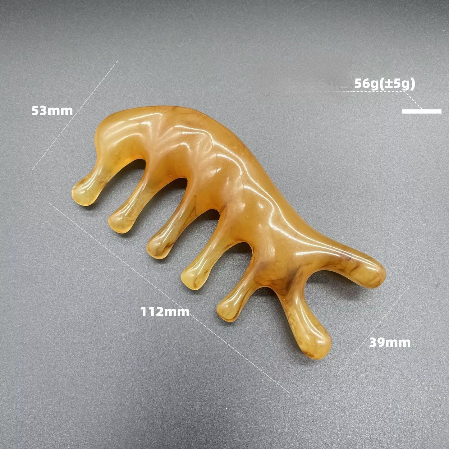 Meridian Massage Comb Sandalwood Head Meridian Scalp Massager Body Guasha Tool Anti-Static Comb Eye Shoulder Neck Massager