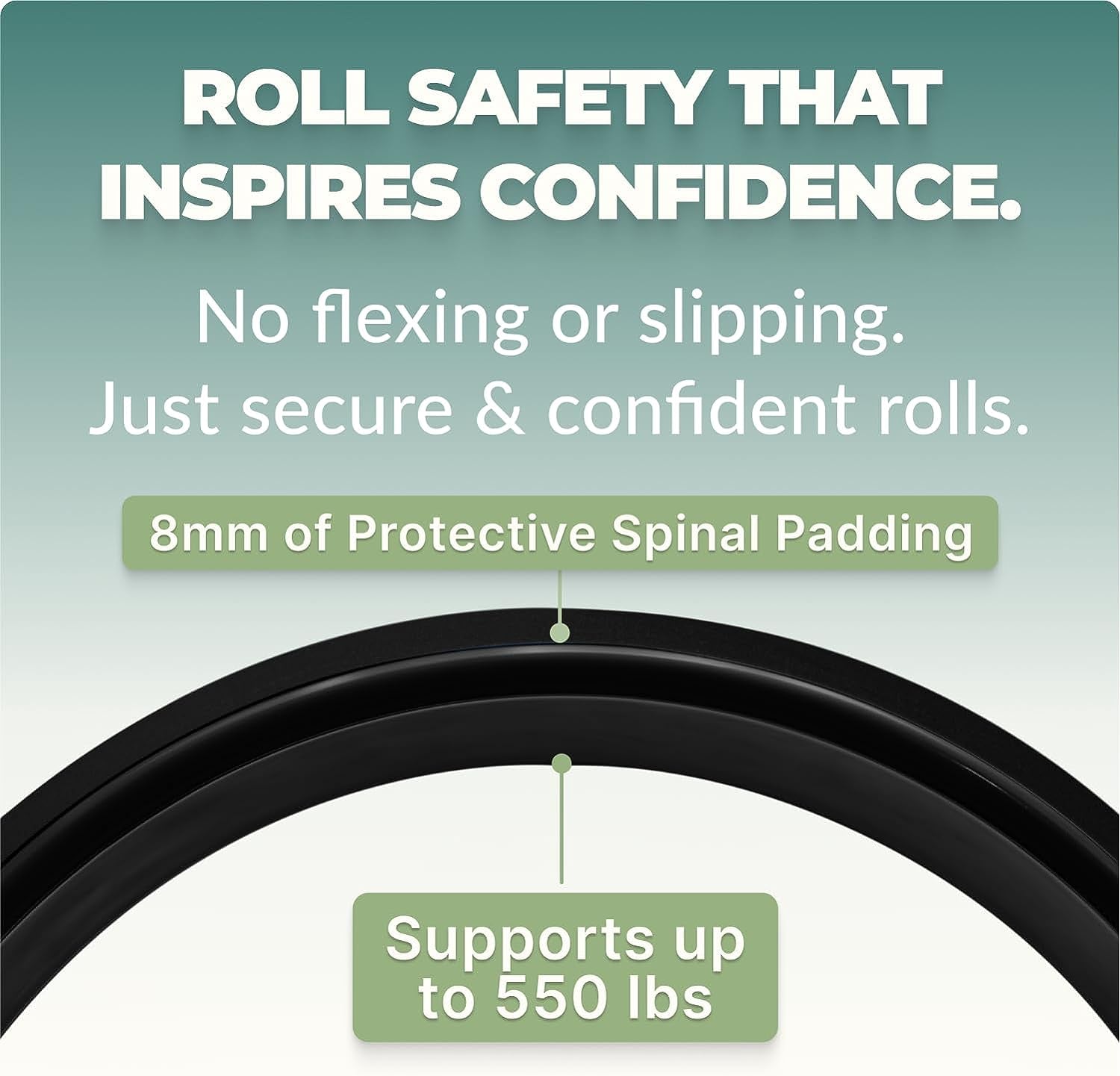 Upcircleseven Back Roller & Yoga Wheel - Relieve Lower & Upper Back Pain & Stiffness - Therapeutically Stretch, Mobilize & Decompress Your Spine - Increase Mobility, Flexibility & Alignment