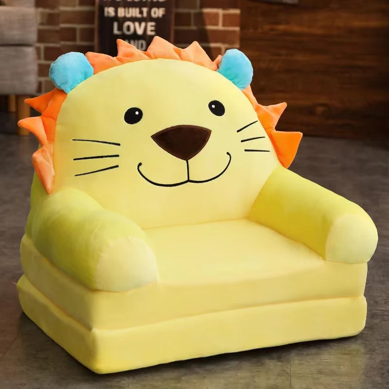 Sofas Children Sofa Cute Cartoon Lazy Folding Small Sofa Bed Girl Princess Baby Toddler Dual-Purpose Child Seat Sofas Princess