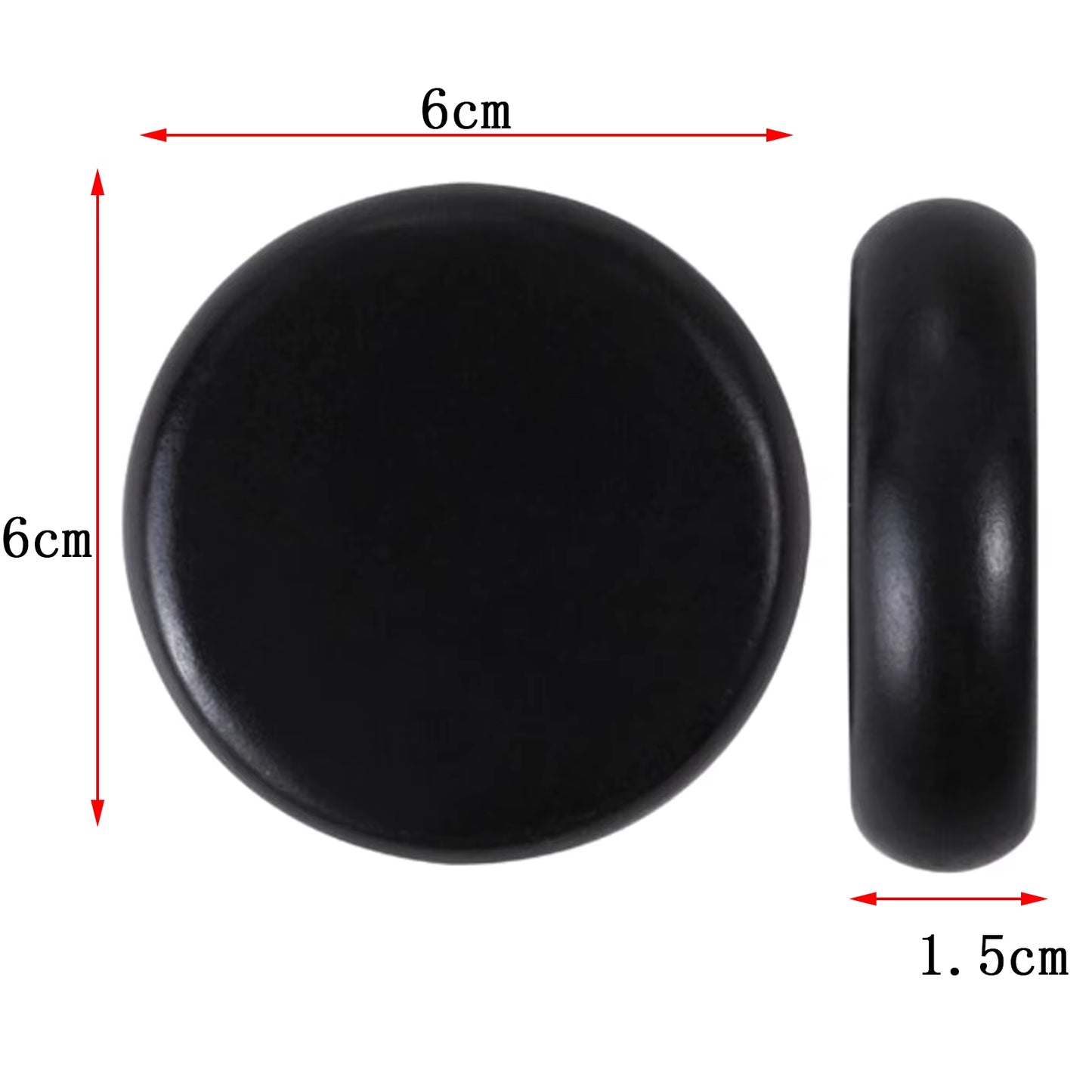 6 Pcs Hot Stones Large Hot Massage Stones Set Professional or Home Spa Relaxing Whole Body Tools for Salon Home Spa in Health