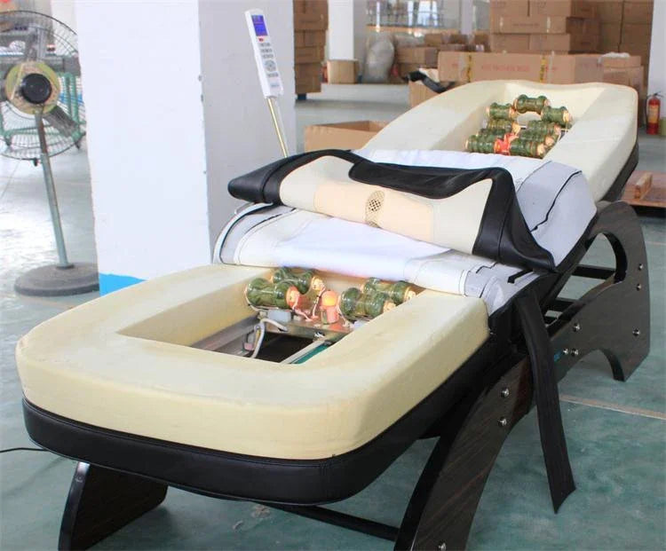 Electric Jade Roller Massage Bed