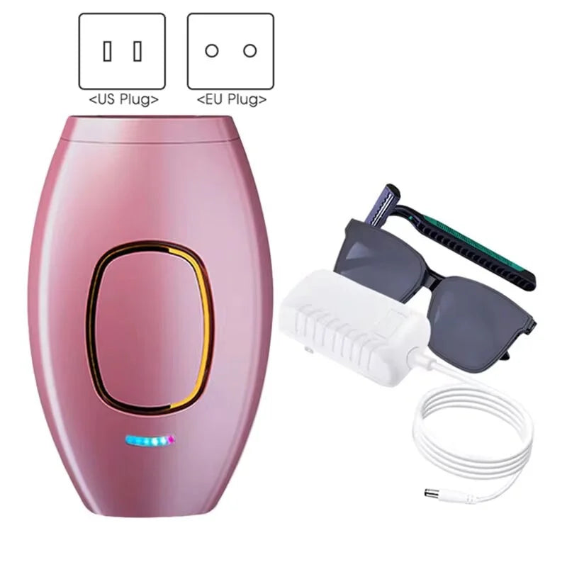 NEW Body Bikini IPL 500,000 Flash Depilator Pulses Permanent Laser Epilator Painless for Women Hair Removal Home Use Devices