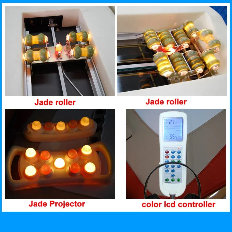 Electric Jade Roller Massage Bed
