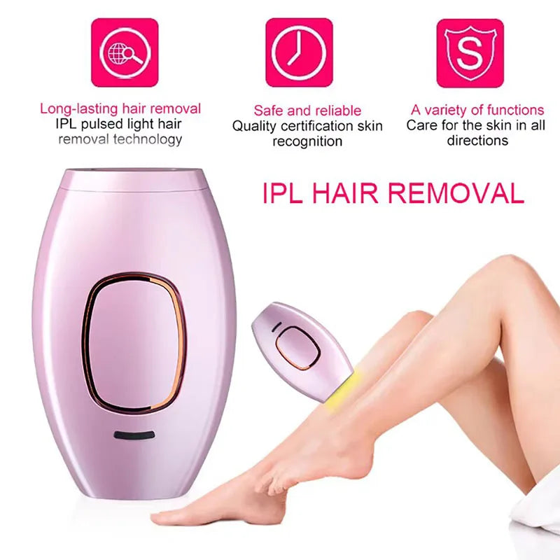 NEW Body Bikini IPL 500,000 Flash Depilator Pulses Permanent Laser Epilator Painless for Women Hair Removal Home Use Devices