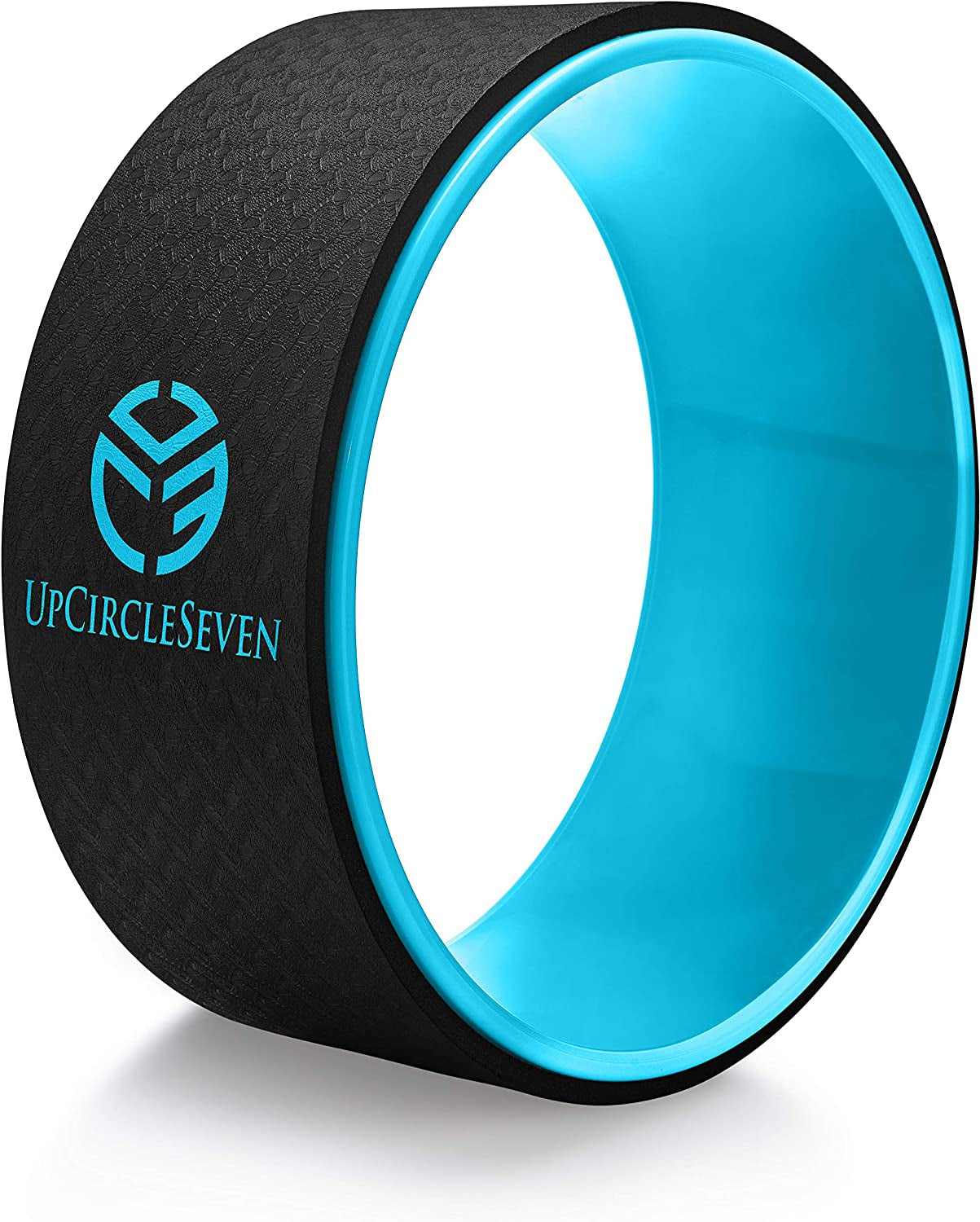 Upcircleseven Back Roller & Yoga Wheel - Relieve Lower & Upper Back Pain & Stiffness - Therapeutically Stretch, Mobilize & Decompress Your Spine - Increase Mobility, Flexibility & Alignment