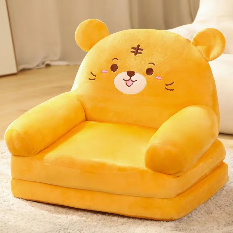 Sofas Children Sofa Cute Cartoon Lazy Folding Small Sofa Bed Girl Princess Baby Toddler Dual-Purpose Child Seat Sofas Princess