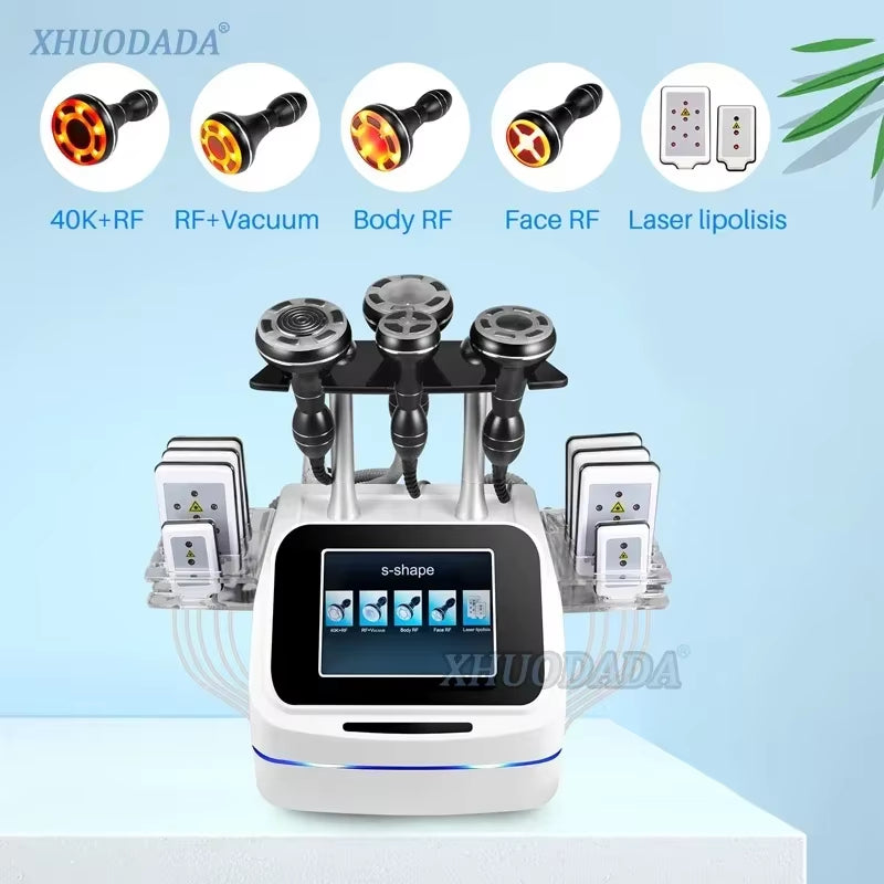 For Fat Burning Body Shaping Mini 5 in 1 40K Lipo Weight Loss Beauty Device Anti-Wrinkle Body Massage Cavitation Machine