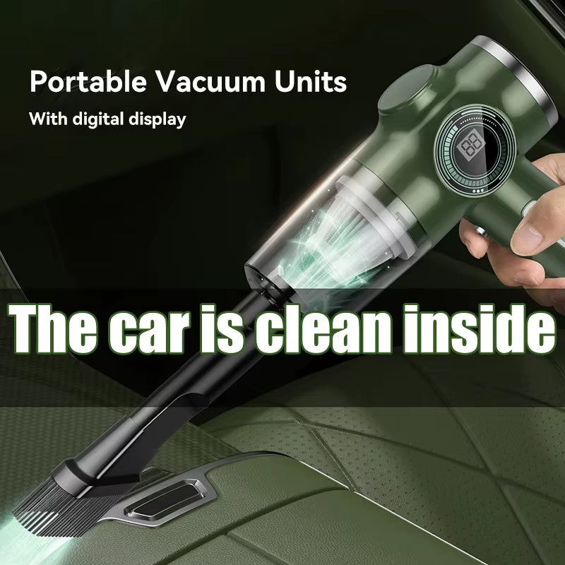 Wireless Car Vacuum Cleaner 5 In1 Portable Wet Dry Dual-Use Automobile High Power Handheld Electric Appliance Cleaner New
