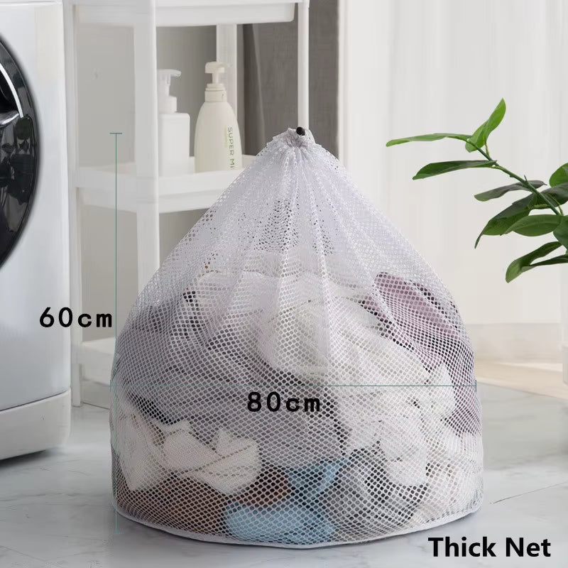 Drawstring Washing Machine Laundry Bag Underwear Bra Socks Wash Net Large Capacity Clothes Storage Pouch Mesh Dirty Laundry Bags
