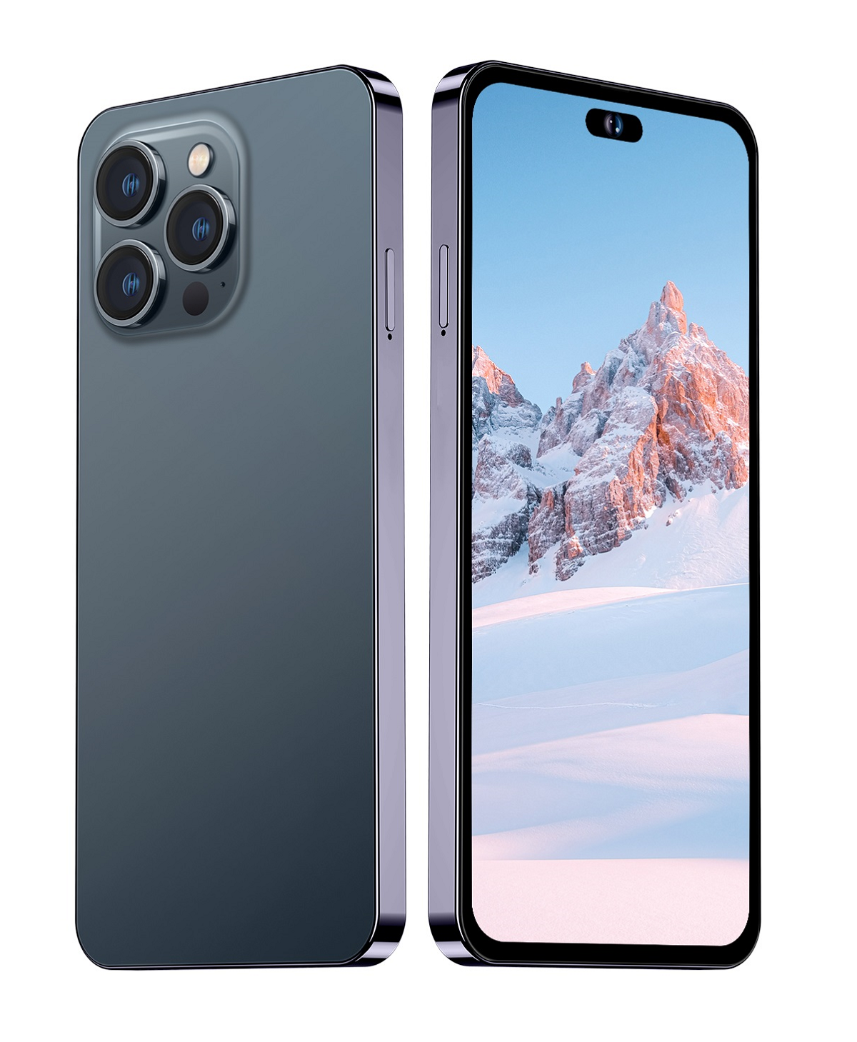 I15 Pro Max Global Unlocked Smartphone 128GB Android13 Dual SIM Cheap Cell Phone