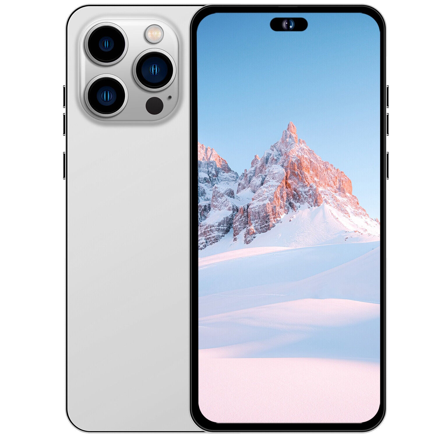 I15 Pro Max Global Unlocked Smartphone 128GB Android13 Dual SIM Cheap Cell Phone