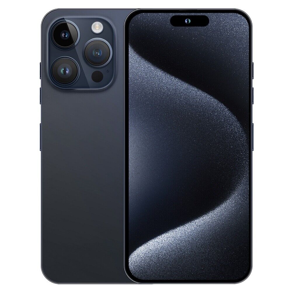 I15 Pro Max Global Unlocked Smartphone 128GB Android13 Dual SIM Cheap Cell Phone