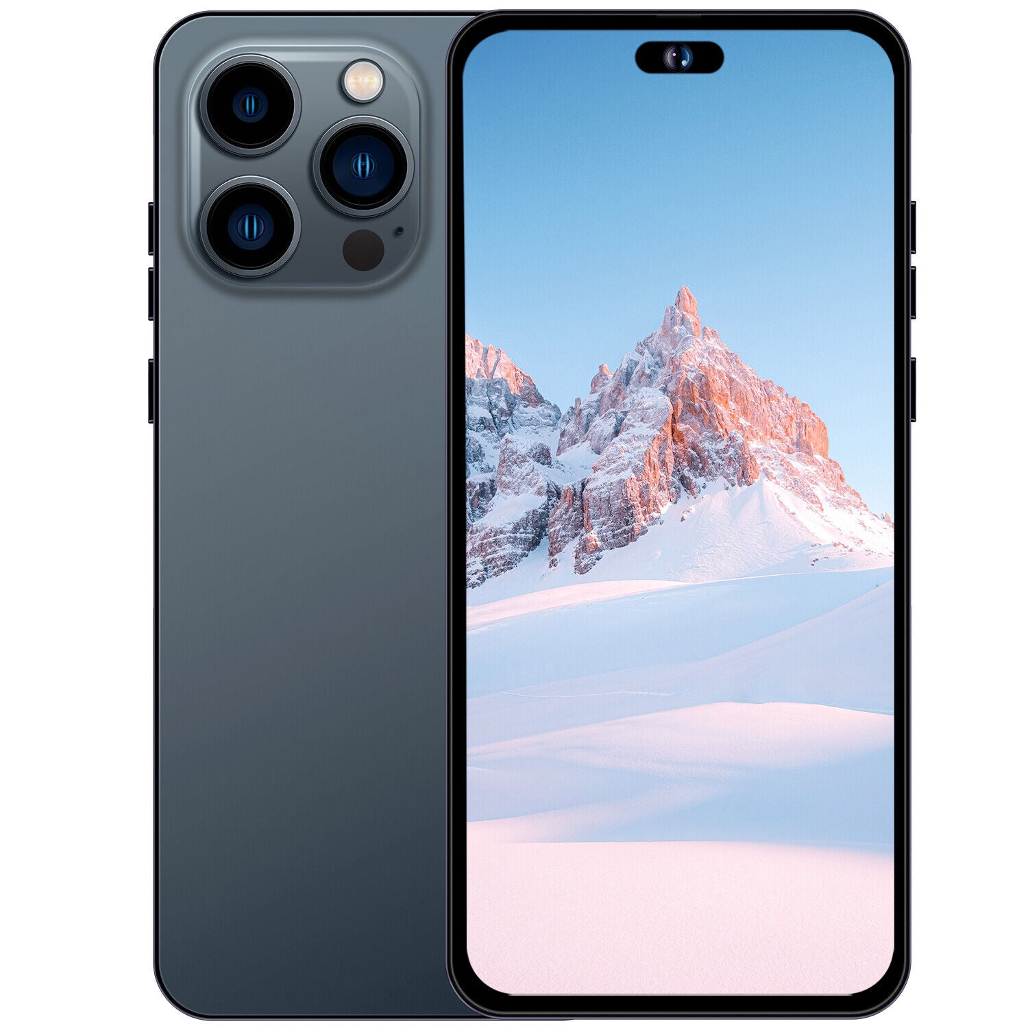 I15 Pro Max Global Unlocked Smartphone 128GB Android13 Dual SIM Cheap Cell Phone