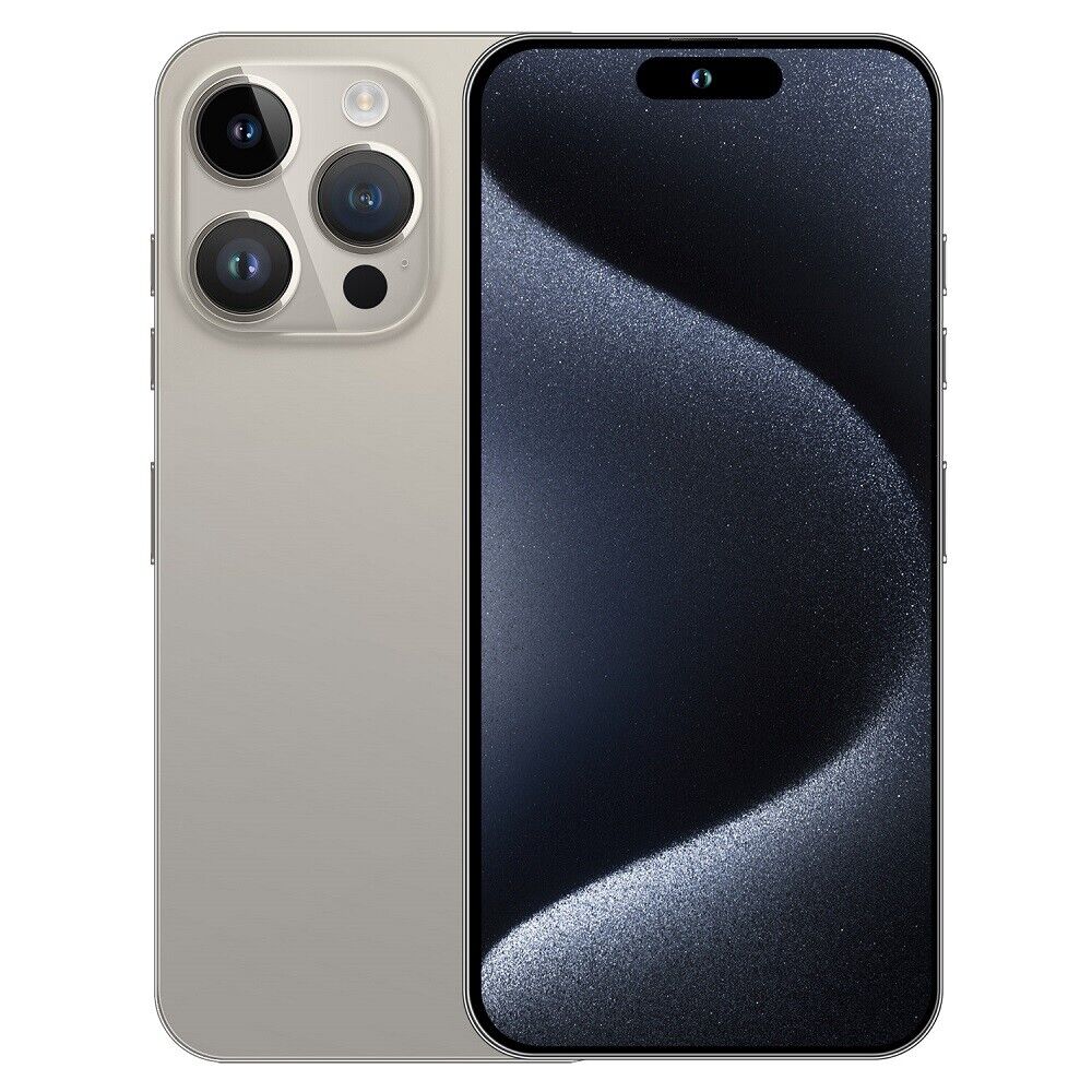 I15 Pro Max Global Unlocked Smartphone 128GB Android13 Dual SIM Cheap Cell Phone