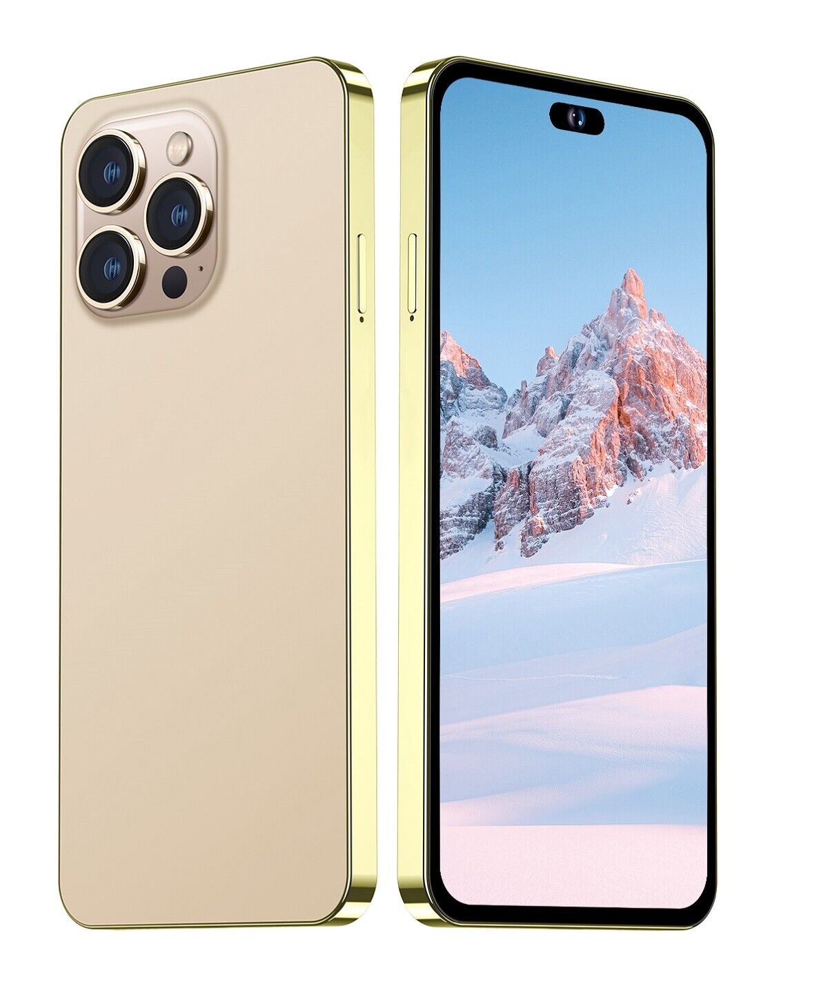 I15 Pro Max Global Unlocked Smartphone 128GB Android13 Dual SIM Cheap Cell Phone