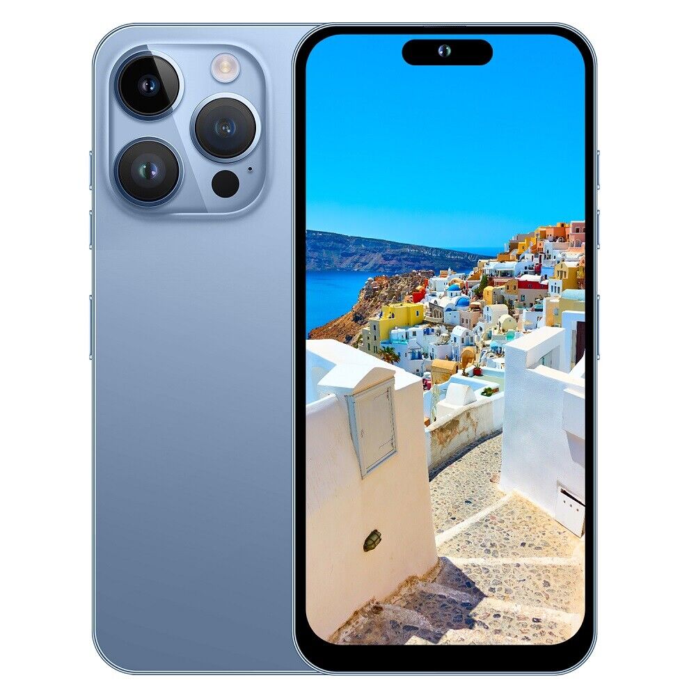 I15 Pro Max Global Unlocked Smartphone 128GB Android13 Dual SIM Cheap Cell Phone